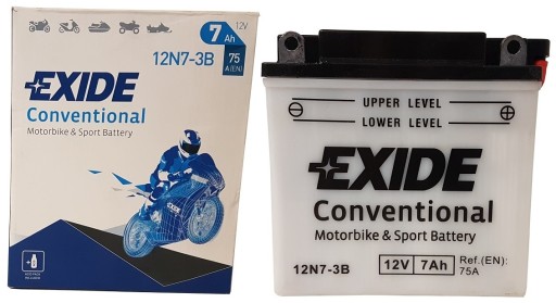 Аккумулятор Exide 12n7-3B 12V 7Ah 75A