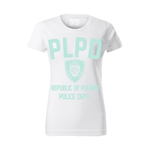 PLPD - Жіноча футболка CLASSIC WHITE/MINT - M