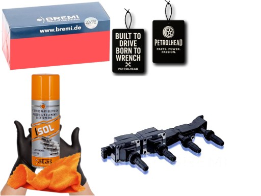 BMI20182#ECS-PCP+K - Котушка запалювання citroen c2 3 4 berlingo bremi #petrolhead pro+ kit4