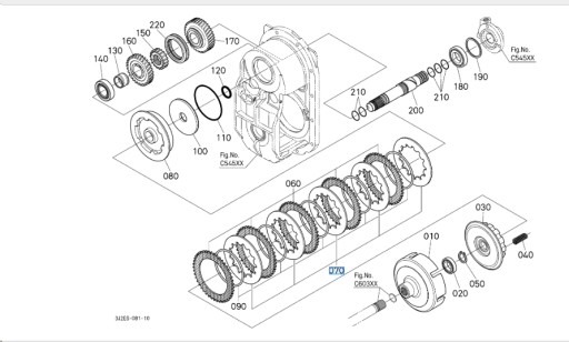 3J08022590 - Внутрішній тиск диска ВВП