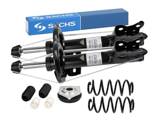 315 293 - Амортизаторы sachs полный комплект передние mb b w245