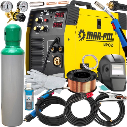 Зварювальний апарат MIGOMAT MIG MAG MMA TIG 250A 3в1 + комплект