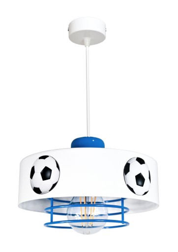 Стельовий світильник JasnoCiemno E27, сині відтінки