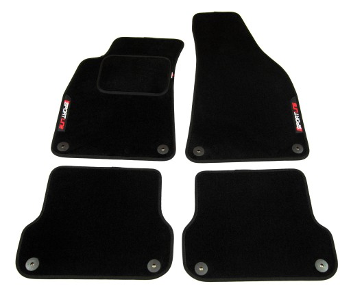 Велюрові килимки Audi A4 B6 B7