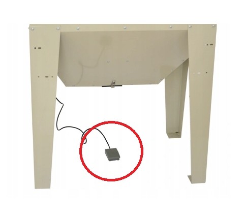 Электрическая ножная педаль для пескоструйного аппарата 350 л с боковым открыванием FR7090 (SW)