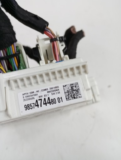 PUSZKA module control unit KOMFORTU PEUGEOT CITROEN OPEL 9857474480