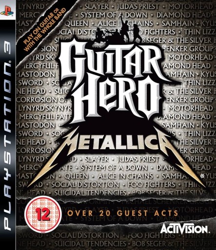 PS3 Guitar Hero Metallica / HUDBA / SPOLOČENSKÁ