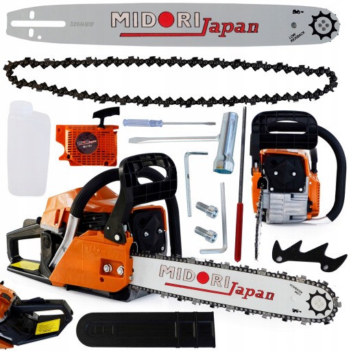 PIŁA SPALINOWA 3.9KM PILARKA 45CM FULL OPCJA 52CC (5903919591407