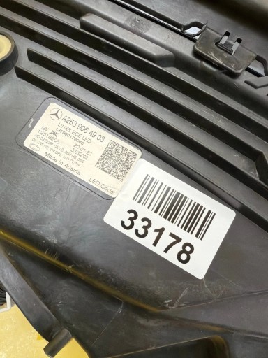 light left Mercedes GLC W253 LIFT Full Led 19- A2539064903