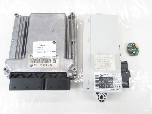 control unit of the engine CAS key BMW 5 e60 e61 2.5 3.0 M57N 7798422 177k 218km