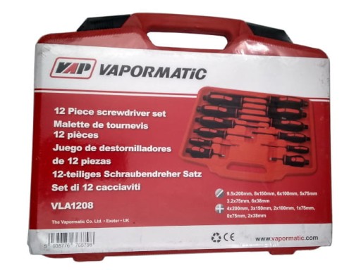 Набор отверток VLA1208 Vapromatic