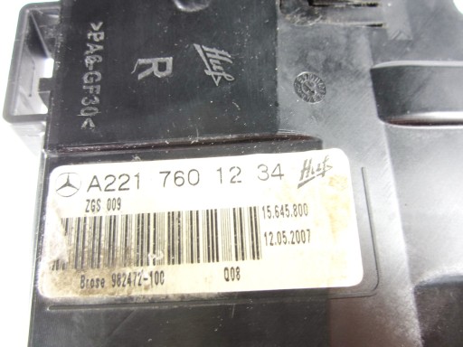 handle door front front right Mercedes W221