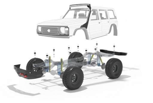 F.LLI CRACO' SNC - KIT DISTRIBUZIONE NISSAN PATROL Y60 / 61 DAL 09/94 IN POI