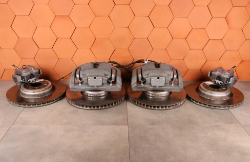 BMW F01 F02 F07 UKLAD brake calipers discs plates 370X24 374X36 7349km!
