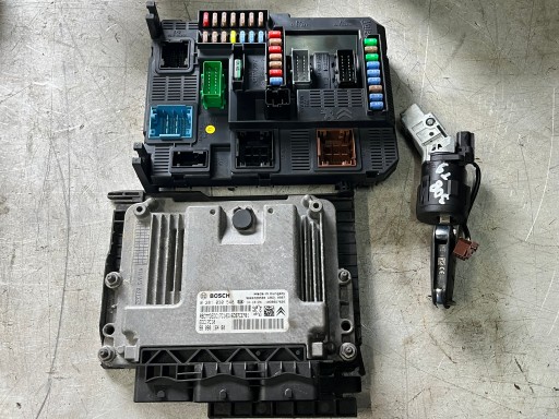 0281030548, 9808016480, - Стартовый комплект компьютера peugeot 308 ii t9 1.6 hdi
