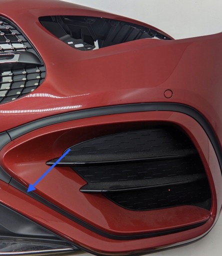 Mercedes GLA LIFT II H247 AMG 2023-> moulding bumper front left A2478850209