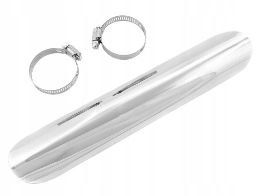 OTR-009 - МЕТАЛЕВА КРИШКА ГЛУШНИКА ВИХЛОПНОЇ ТРУБИ ХРОМ 30,1