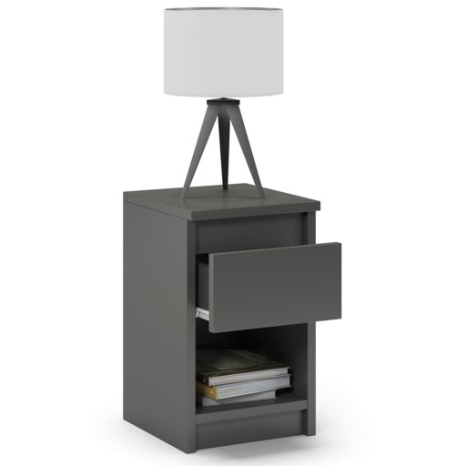 Приліжковий столик Malwa 1 - Graphite Cabinet Bookcase Комод