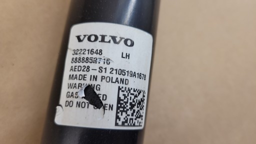 left shock absorber rear part VOLVO XC40 II 2018-2021