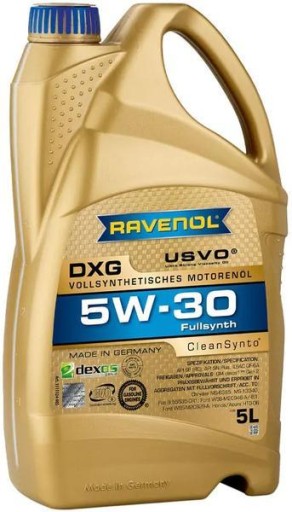 RAVENOL DXG 5W30 CLEANSYNTO GM DEXOS1 GEN2 5л