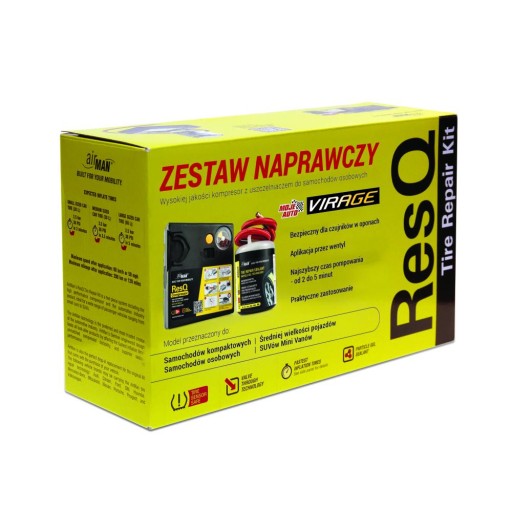 КОМПЛЕКТ ДЛЯ РЕМОНТУ ШИН КОМПРЕСОР ГЕРМЕТИК