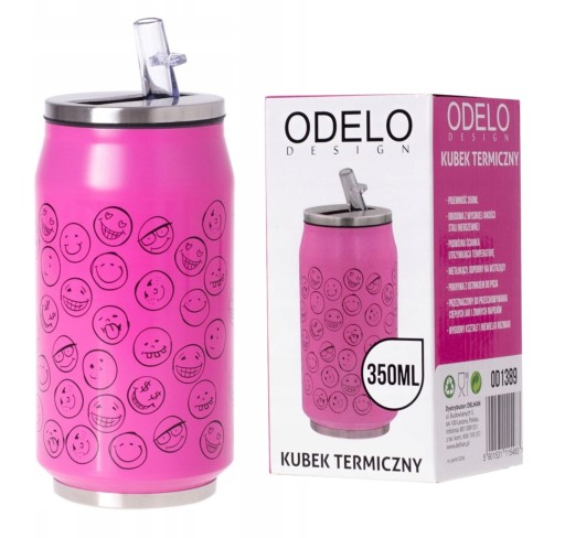 ТЕРМОКРУЖКА ПЛЯШКА БАНКА ODELO 350 МЛ