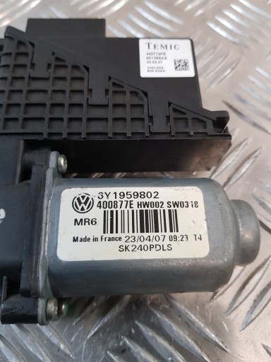 SKODA FABIA and LIFT mini motor windows right front 6Y1959802