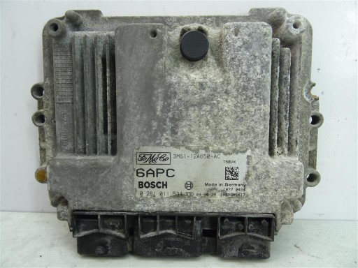 3M61-12A650-AC - Компьютерный контроллер двигателя mazda 3 i 2003-2009 1.6 cd 0281011534 оригинал