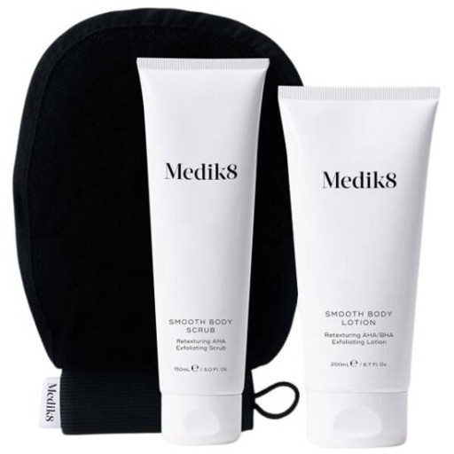 MEDIK8 Smooth Body Exfoliating Kit - omladzujúci systém AHA a BHA kyselín