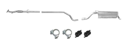 FIAT PUNTO EVO 1.3 JTD ОТ 2009 ТРУБА ГЛУШИТЕЛЬ КОНЕЦ