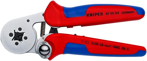Саморегулирующиеся клещи для обжима наконечников Knipex