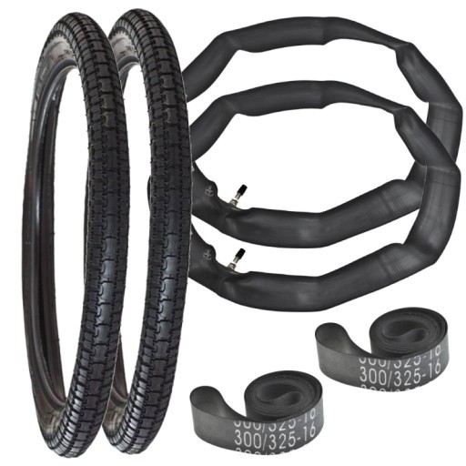 Шины, камеры, хомуты 16 дюймов Romet Cadet 2,25