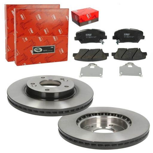 DF8056 - TRW ДИСКИ + КОЛОДКИ ПЕРЕДНІ KIA CEE'D PRO CEE'D 2014-