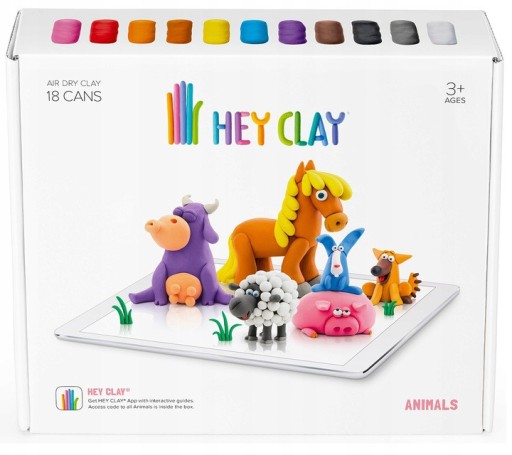 Hey Clay Clay Animals HCLSE002