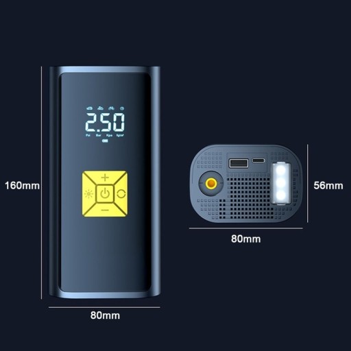 БАГАТОФУНКЦІОНАЛЬНИЙ USB ЕЛЕКТРИЧНИЙ ПОВІТРЯНИЙ НАСОС