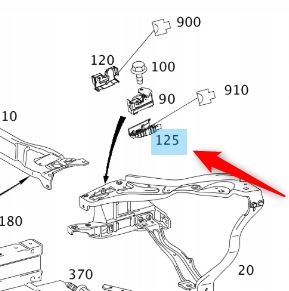 A2128210151 - ВИМИКАЧ ЗАМКУ КАПОТА ДАТЧИК КАПОТА MERCEDES ORIGIN