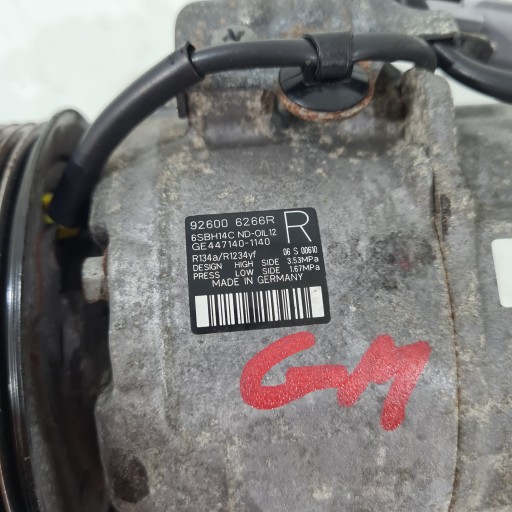 compressor compressor; of the air conditioning RENAULT ESPACE V 2.0 DCI ADBLUE 926006266R