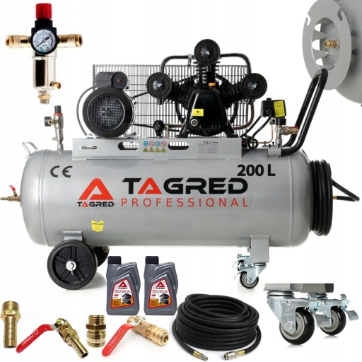 КОМПРЕССОР КОМПРЕССОР 200Л 3 В ПОРШНИ 230 В