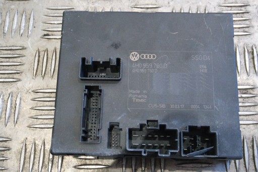 МОДУЛЬ ДРАЙВЕРА СИДЕНЬЯ VW TOUAREG 4H0959760D