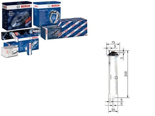 BOS0 450 - Паливний фільтр BOSCH BMW M54 M62 E38 E BOSCH