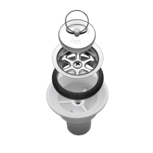 0506225 - Злив для раковини прямий 25 мм