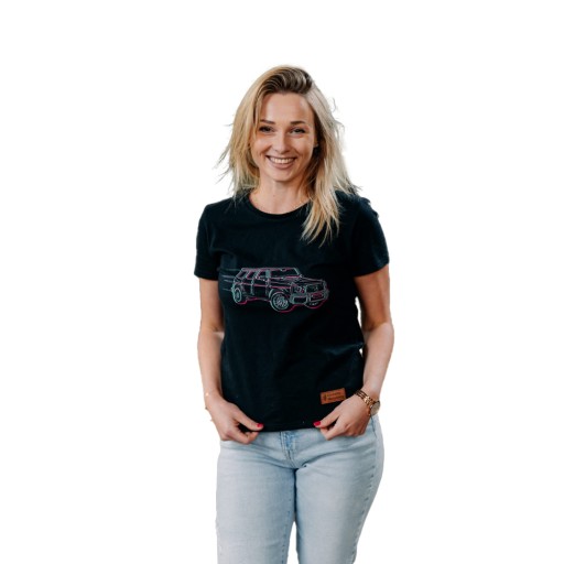 ЖІНОЧА ФУТБОЛКА MERCEDES #KOCHAMYMERCEDESY - M