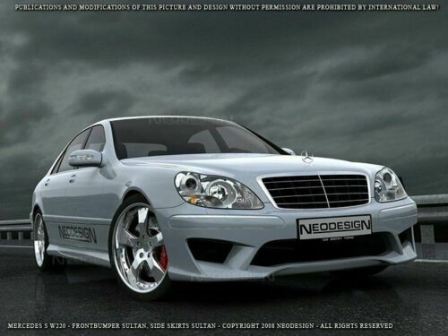 БОДІ-ОБКІТ MERCEDES W220 КОМПЛЕКТ БАМПЕРІВ ТА БОРОК НОВІ НАКЛАДКИ W220