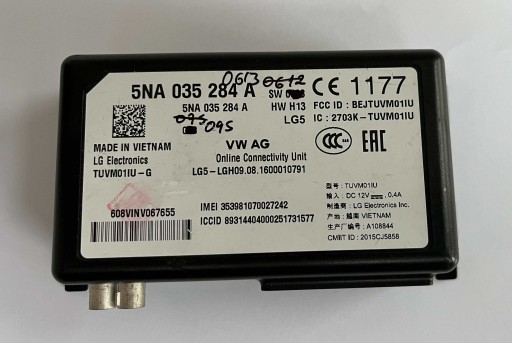 Vw audi skoda seat онлайн сервіси контролер 5na035284a