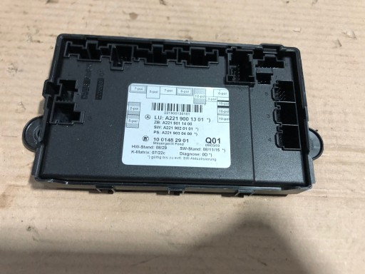 A2219001301, 2219001301 - Модуль задней левой двери Mercedes S W221 LONG S400