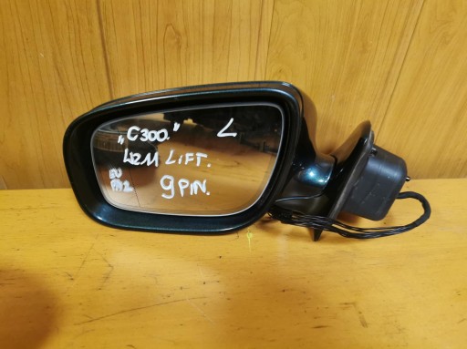 mirror left MERCEDES E-KLASA W211 9 pin C300 EU