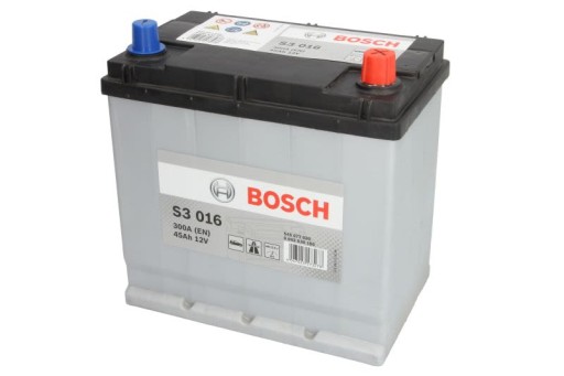 0 092 - Акумулятор BOSCH 12V 45Ah / 300A S3 P+
