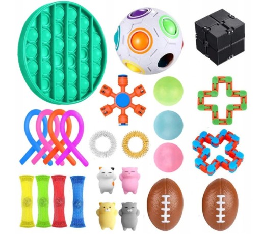 НАБІР ІГРАШОК-АНТИСТРЕС FIDGET TOYS BUBBLE