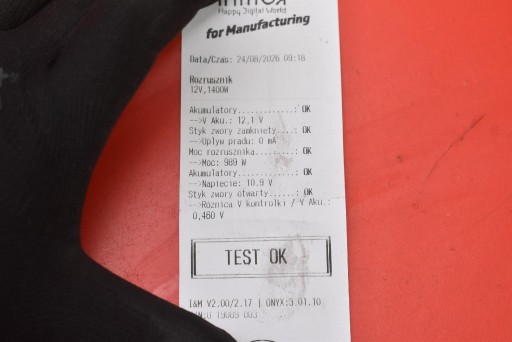 starter test 02Z911024L VW GOLF 7 VII 1.6 TDI 105 KM 12-17