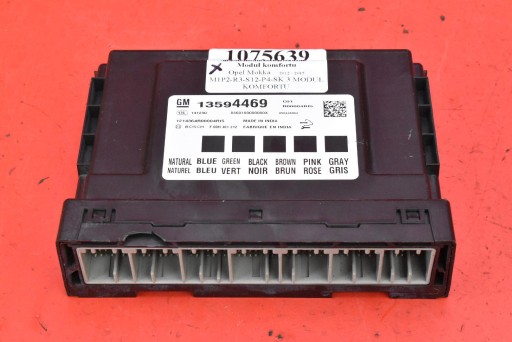 comfort control unit 13594469 OPEL MOKKA A 1.4 T 140 KM 12-15